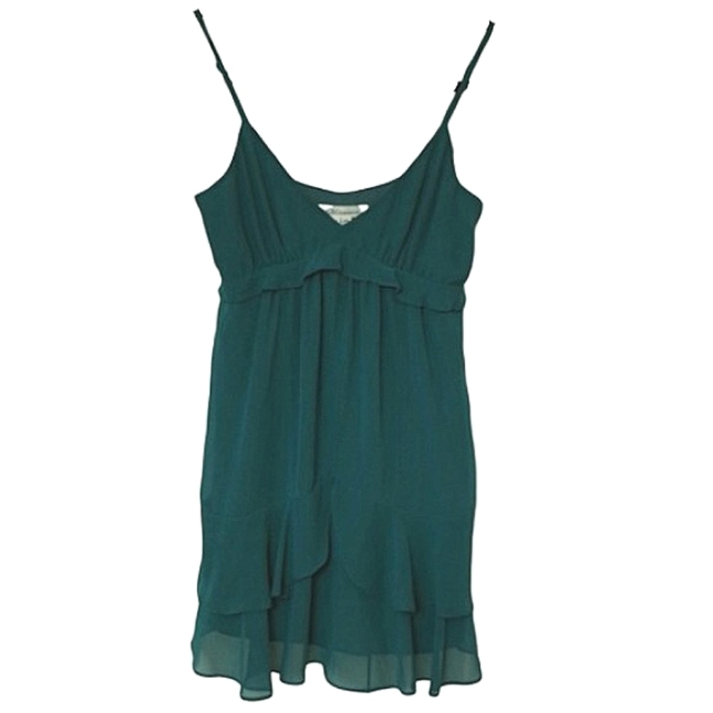 BCBGeneration "Deep Aqua" Chiffon Tank NEW- Sz. XXS